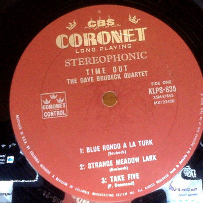 The Dave Brubeck Quartet : Time Out (LP, Album, RE)
