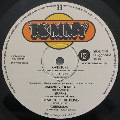 London Symphony Orchestra, Chambre Choir : Tommy (2xLP, Album, Box)