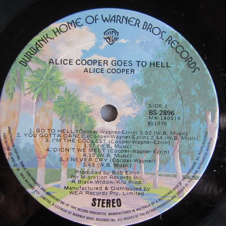 Alice Cooper (2) : Alice Cooper Goes To Hell (LP, Album)