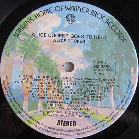 Alice Cooper (2) : Alice Cooper Goes To Hell (LP, Album)