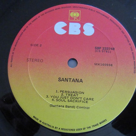 Santana : Santana (LP, Album)