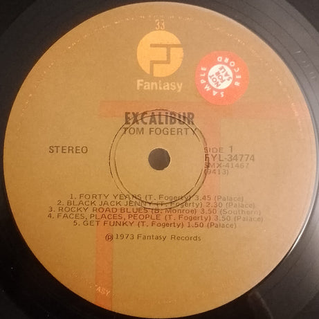 Tom Fogerty : Excalibur (LP, Album)
