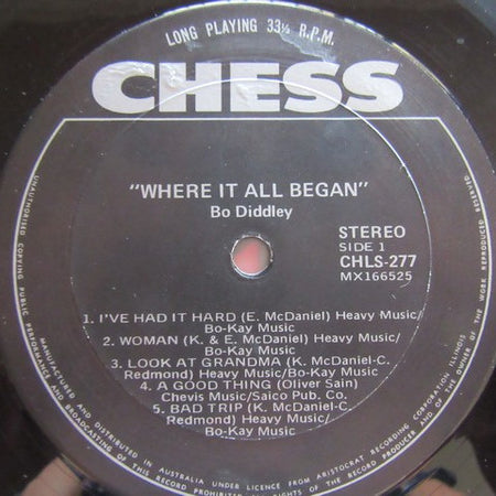 Bo Diddley : Where It All Began (LP, Album)