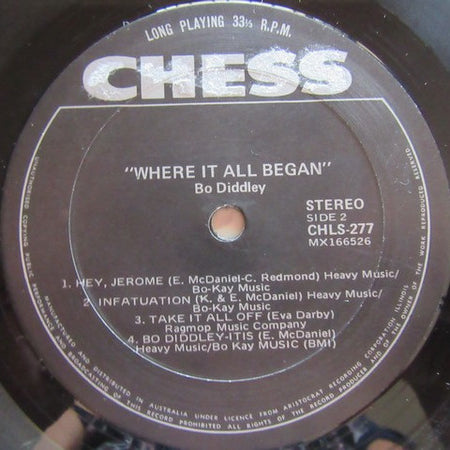 Bo Diddley : Where It All Began (LP, Album)