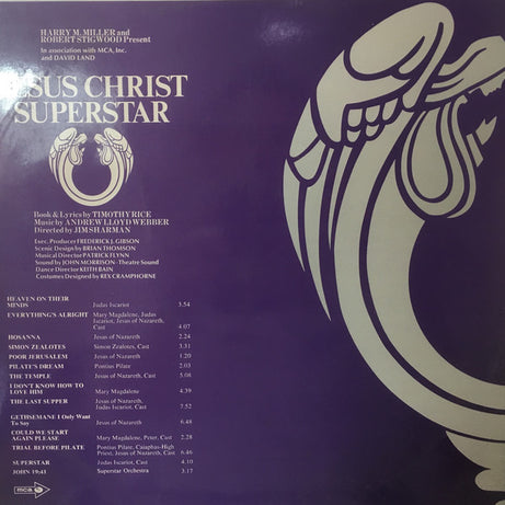 Various : Jesus Christ Superstar (Original Australian Cast Recording) (LP, Album, RE, Gat)