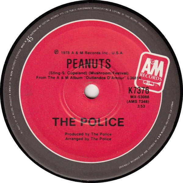 The Police : Roxanne (7", Single, RE)