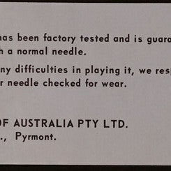 Various : Today's 6 Top Hits: Record 2 (7", EP)