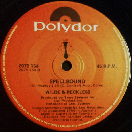 Wilde + Reckless : Radio (7", Single)