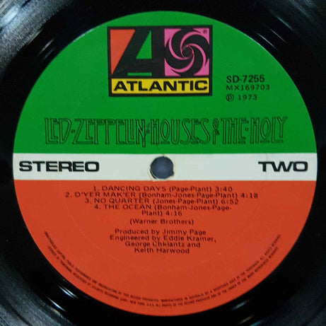 Led Zeppelin : Houses Of The Holy (LP, Album, Gat)
