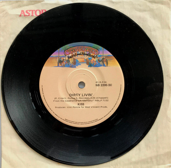 Kiss : Sure Know Something (7", Single)