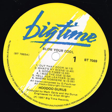 Hoodoo Gurus : Blow Your Cool! (LP, Album)