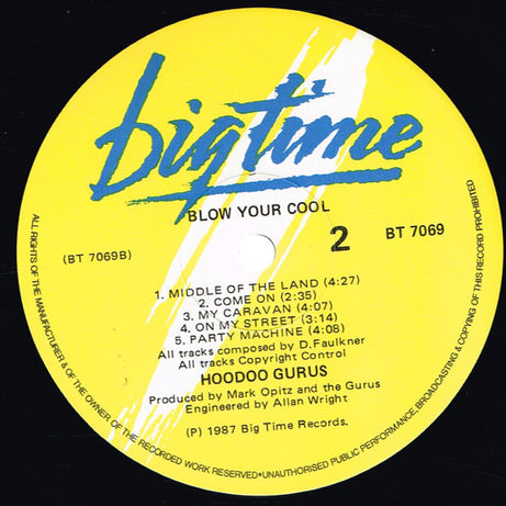Hoodoo Gurus : Blow Your Cool! (LP, Album)