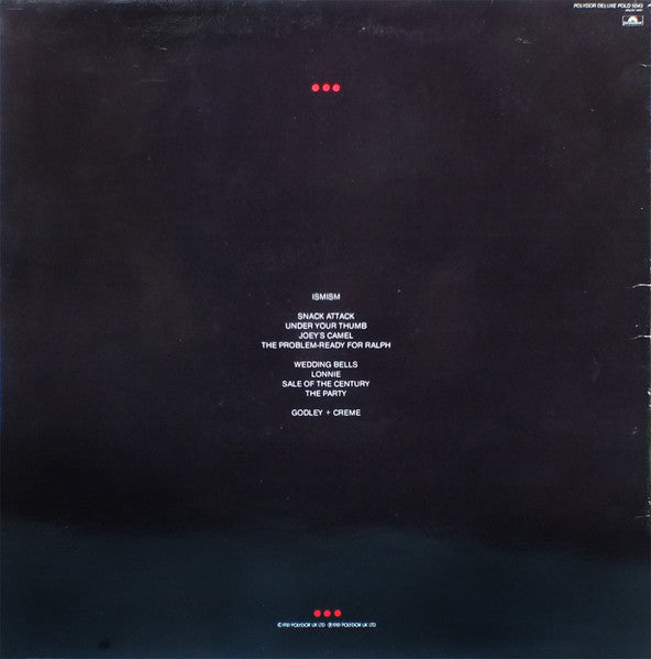 Godley & Creme : Ismism (LP, Album, Bla)