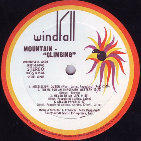Mountain : Climbing! (LP, Album, Bes)