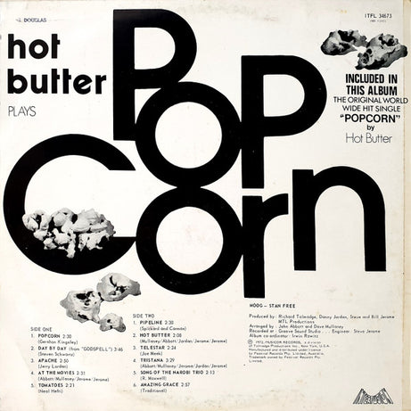 Hot Butter : Popcorn (LP, Album, Tan)