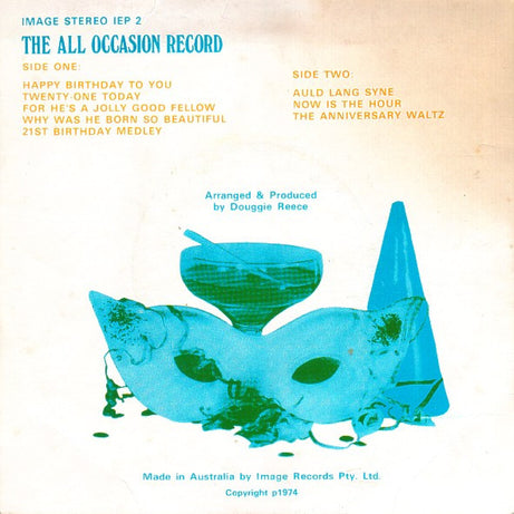 The Shamrock Singers : The All Occasion Party Record (7", EP)