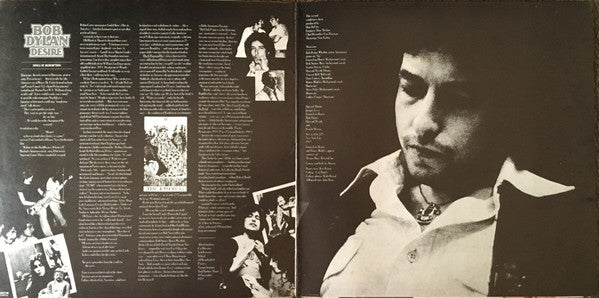 Bob Dylan : Desire (LP, Album, Gat)