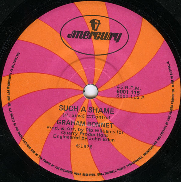 Graham Bonnet : Only You Can Lift Me (7", Single)