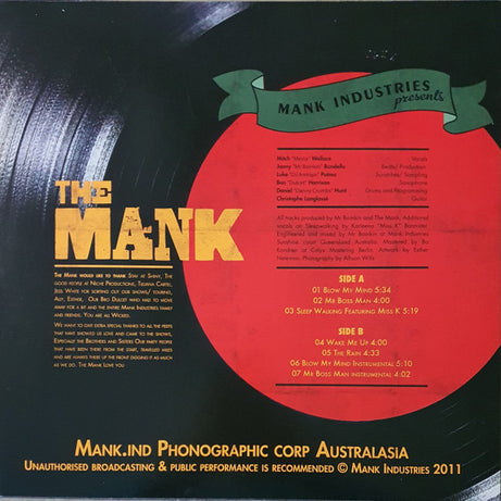 The Mank (2) : The Mank EP (LP)