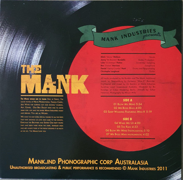 The Mank (2) : The Mank EP (LP)