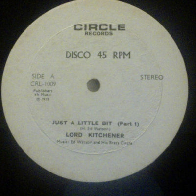 Ed Watson And Lord Kitchener : Just A Little Bit (12")