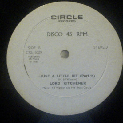 Ed Watson And Lord Kitchener : Just A Little Bit (12")