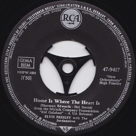Elvis Presley : King Of The Whole Wide World (7", Single)