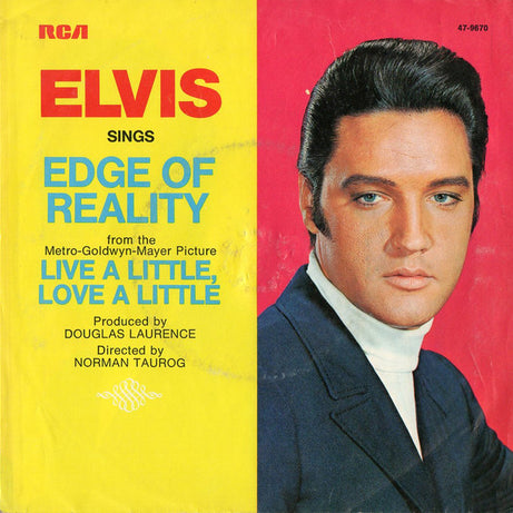 Elvis* : If I Can Dream / Edge Of Reality (7", Single, Bla)