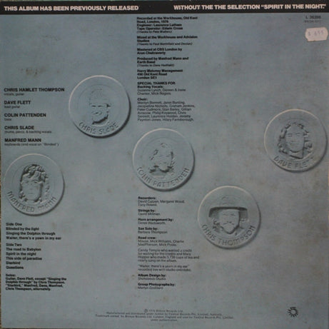 Manfred Mann's Earth Band : The Roaring Silence (LP, Album, RE)