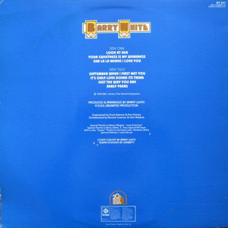 Barry White : Barry White The Man (LP, Album)