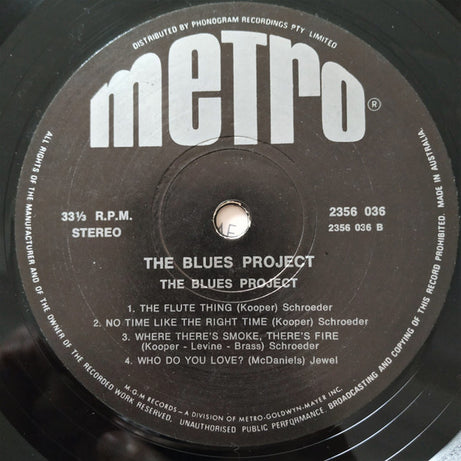 The Blues Project : The Blues Project (LP, Comp)