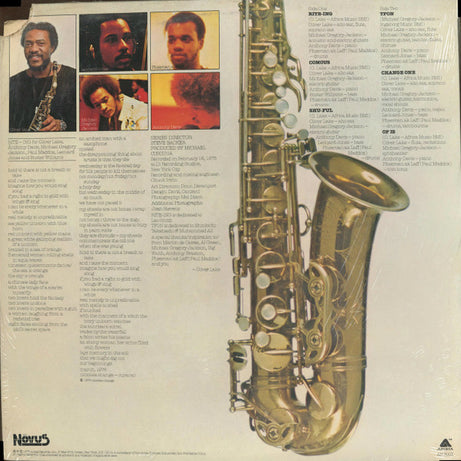 Oliver Lake : Life Dance Of Is (LP, Album)