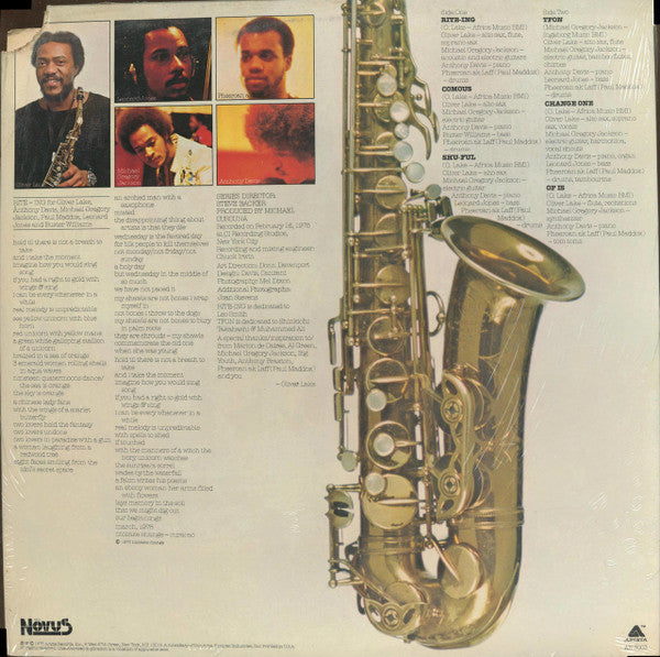 Oliver Lake : Life Dance Of Is (LP, Album)