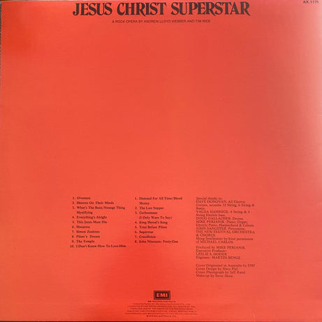 Andrew Lloyd Webber & Tim Rice* : Jesus Christ Superstar First Australian Recording (LP, Album)