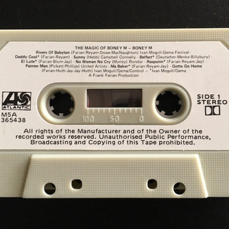 Boney M. : The Magic Of Boney M. (20 Golden Hits) (Cass, Comp, Gre)