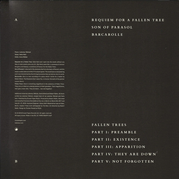 Lubomyr Melnyk : Fallen Trees  (LP, Album)