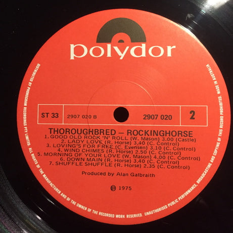 Rockinghorse : Thoroughbred (LP, Album)
