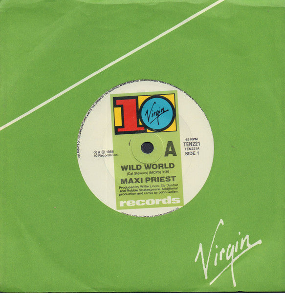 Maxi Priest : Wild World (7", Single)
