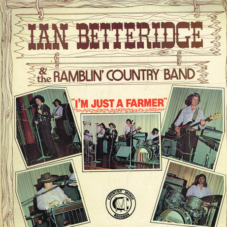 Ian Betteridge & The Ramblin' Country Band : I'm Just A Farmer (LP, Album)