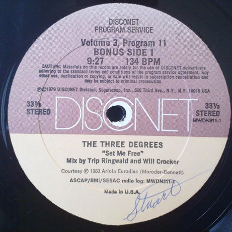 Various : Volume 3 Program 11 (2x12")