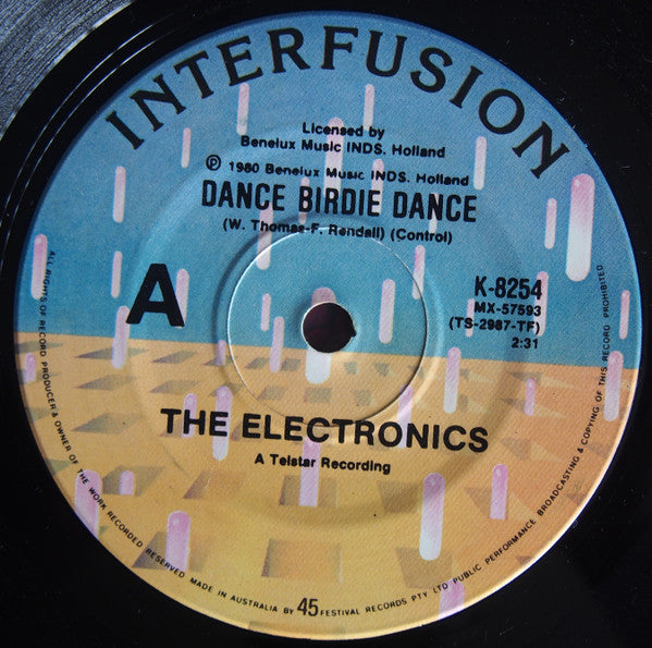 De Electronica's : Dance Birdie Dance (7", Single, Ltd)
