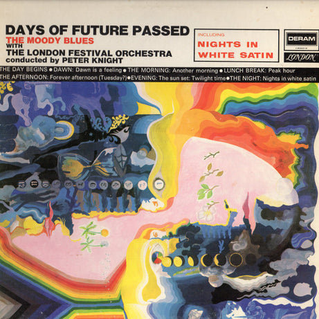 The Moody Blues With The London Festival Orchestra Conducted By Peter Knight (5) : Days Of Future Passed (LP, Album, RE, 53 )