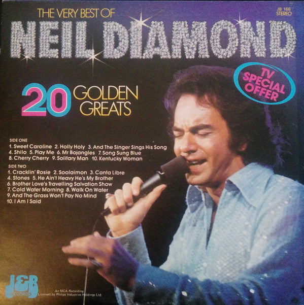Neil Diamond : 20 Golden Greats (LP, Comp)