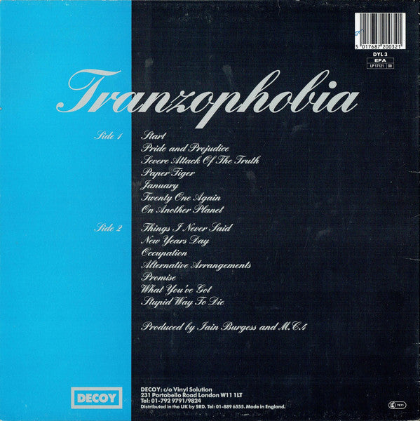 Mega City Four : Tranzophobia (LP, Album)