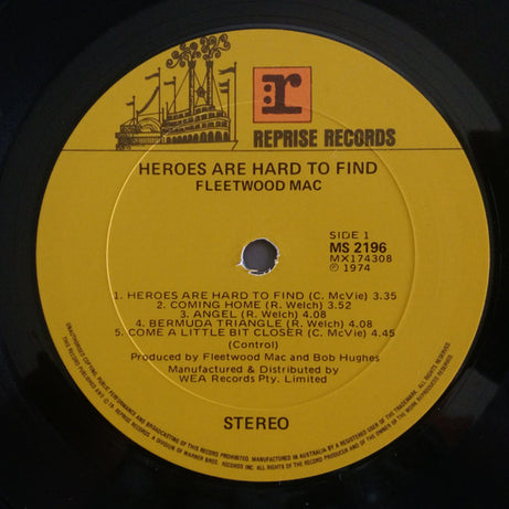 Fleetwood Mac : Heroes Are Hard To Find (LP, Album)