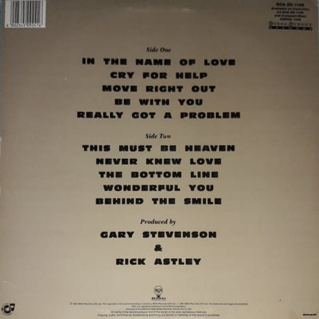 Rick Astley : Free (LP, Album)