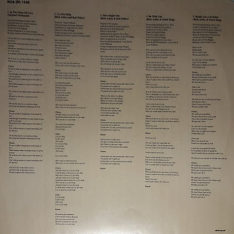 Rick Astley : Free (LP, Album)