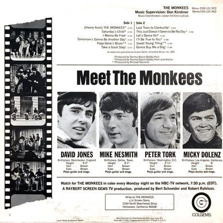 The Monkees : The Monkees (LP, Album, RP, Hol)