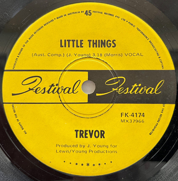 Trevor Spry : Love (Is All Around) (7", Single)