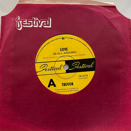 Trevor Spry : Love (Is All Around) (7", Single)